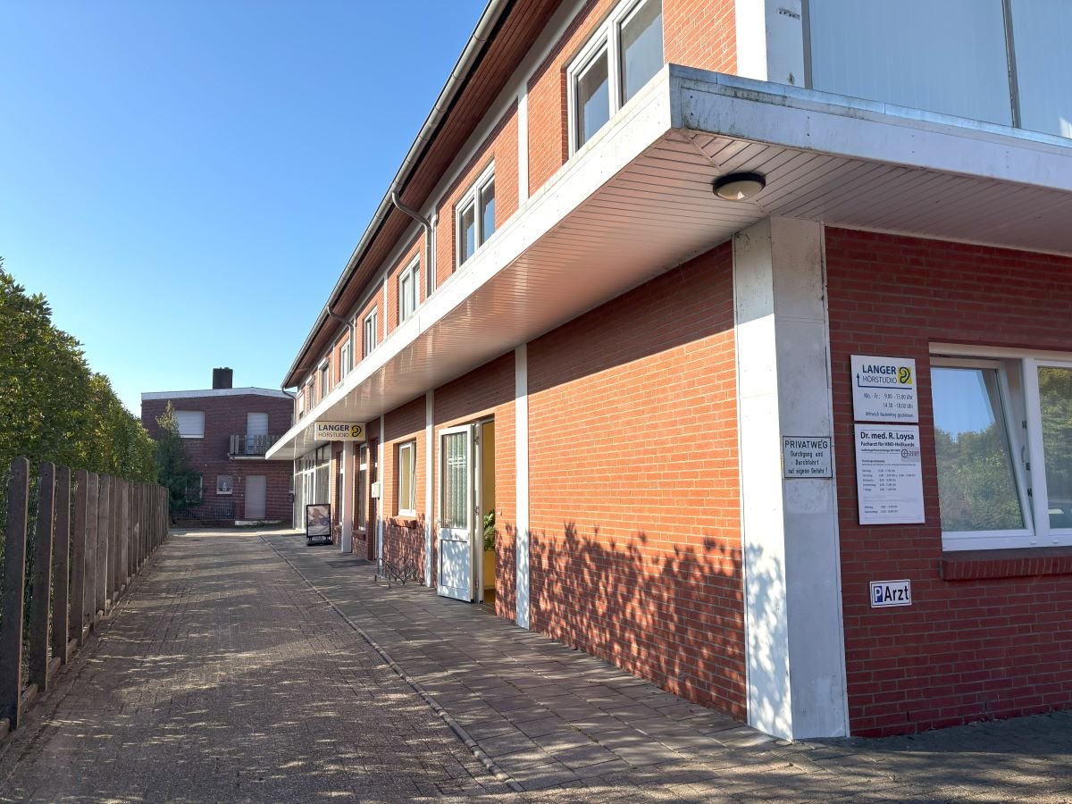 Eingänge der Gewerbeeinheiten