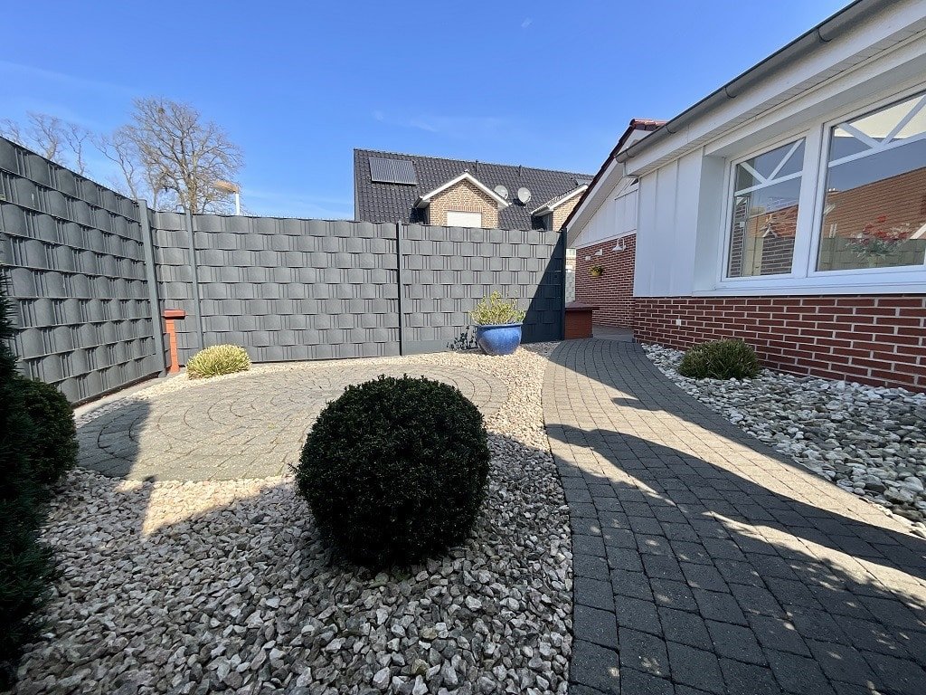 Terrassenbereich mit Sichtschutz