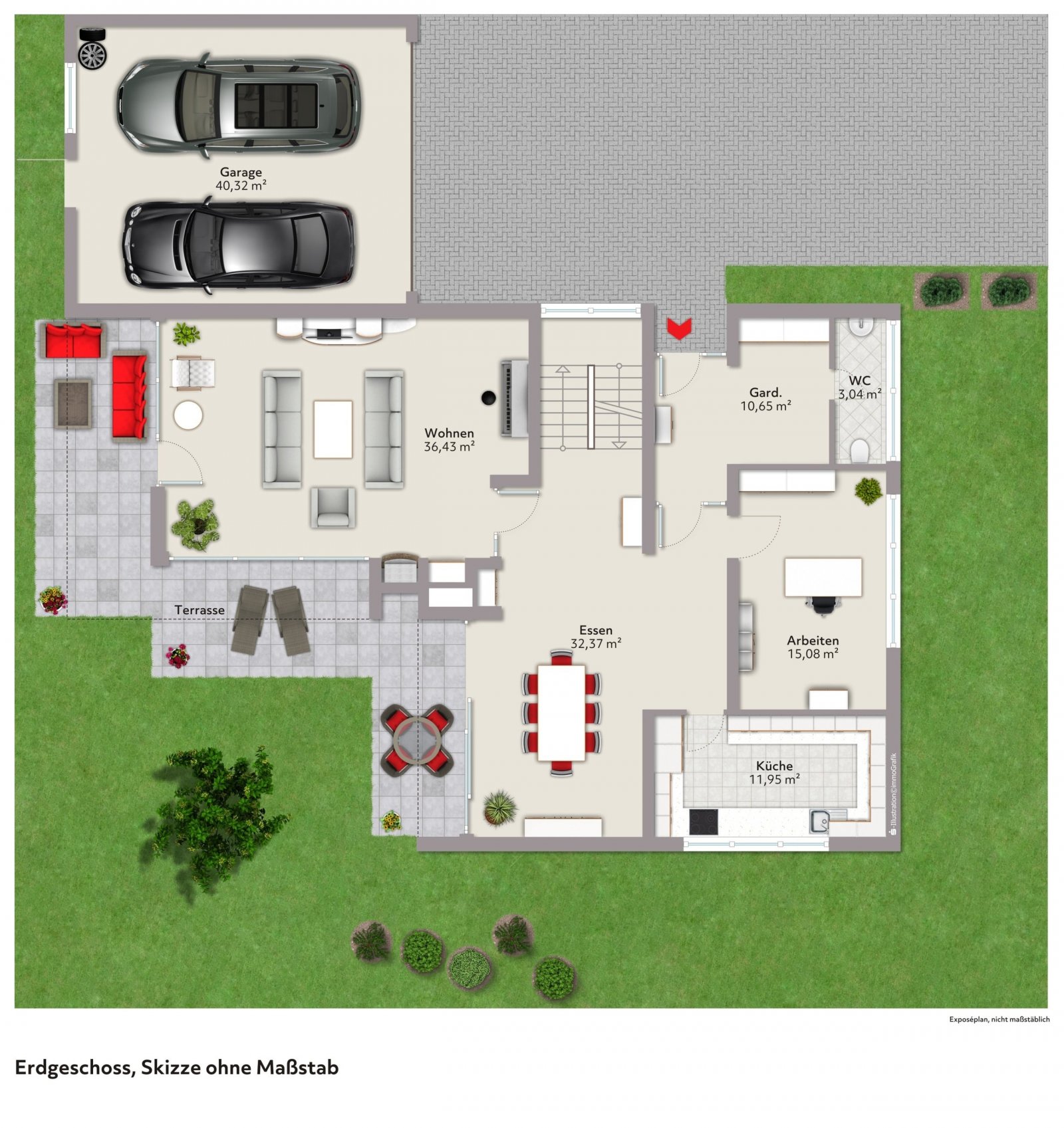 Grundriss Erdgeschoss Grundriss Erdgeschoss