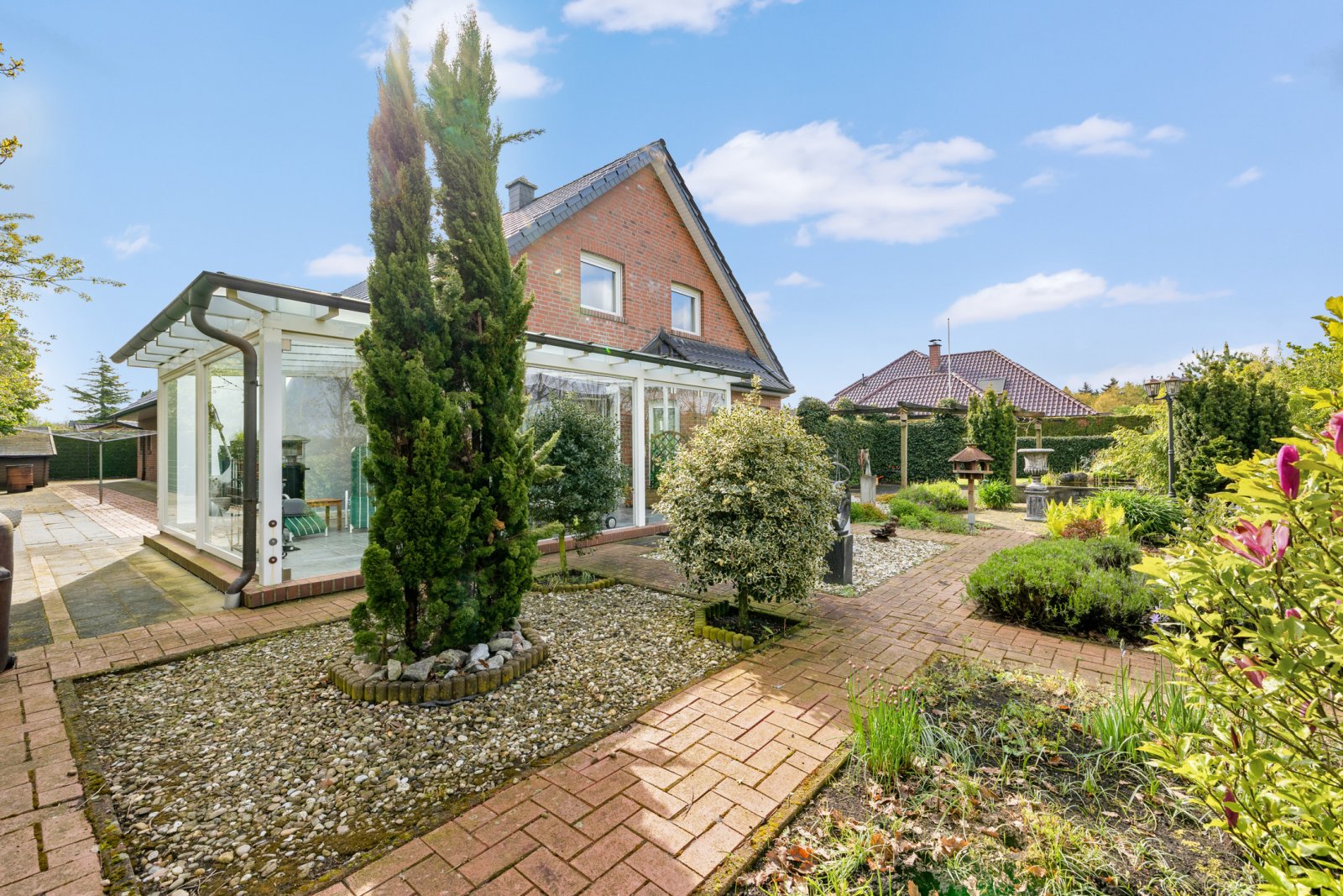 Blick auf den Sommergarten Blick auf den Sommergarten