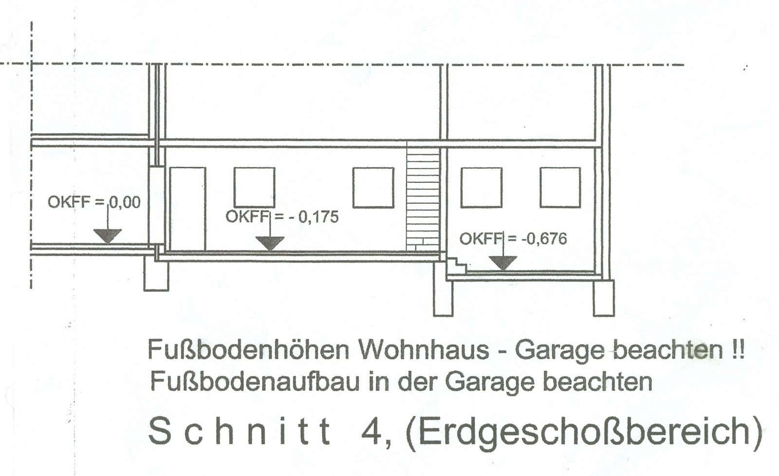 Schnitt Garage Schnitt Garage