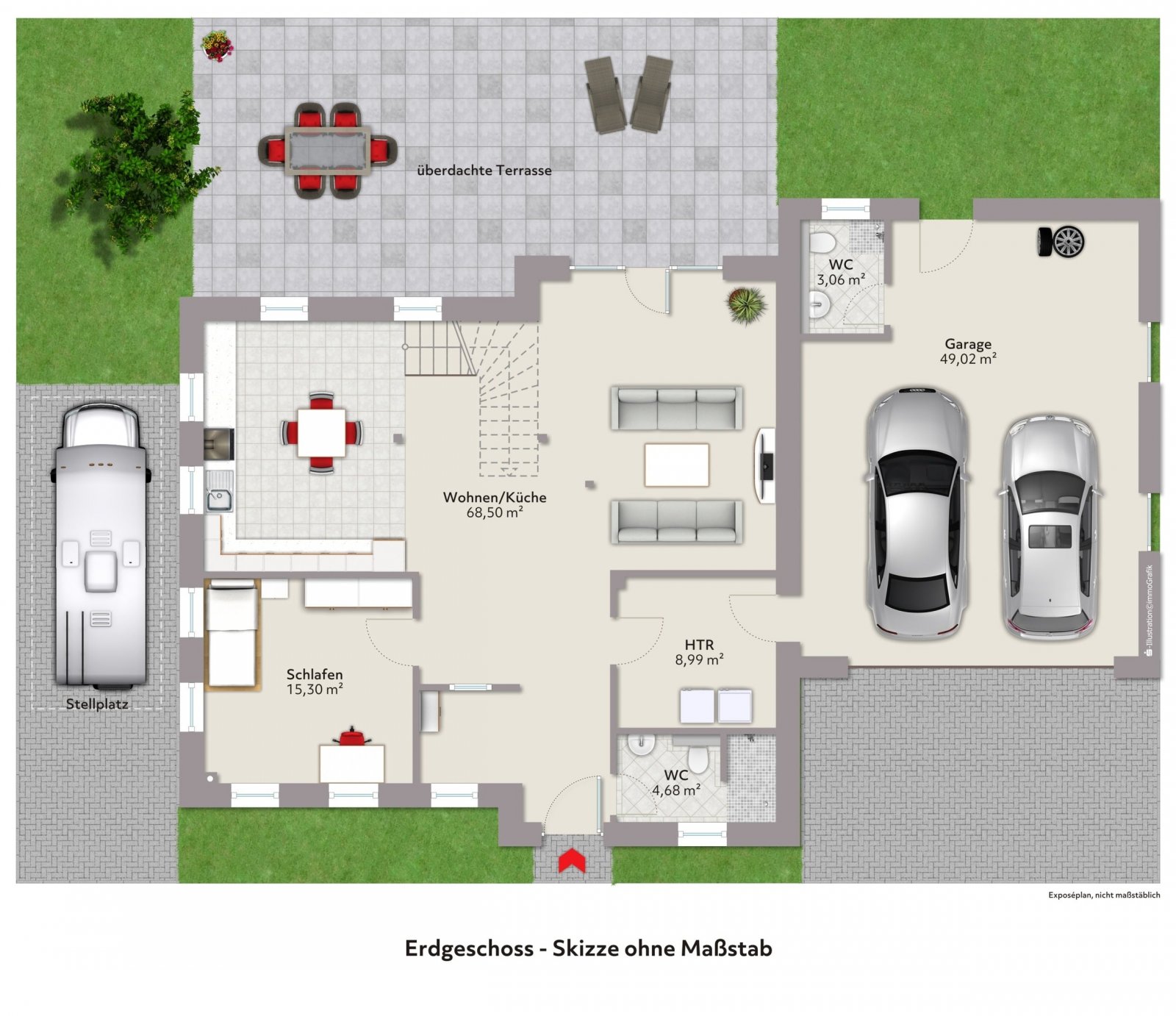 Grundriss Erdgeschoss Grundriss Erdgeschoss