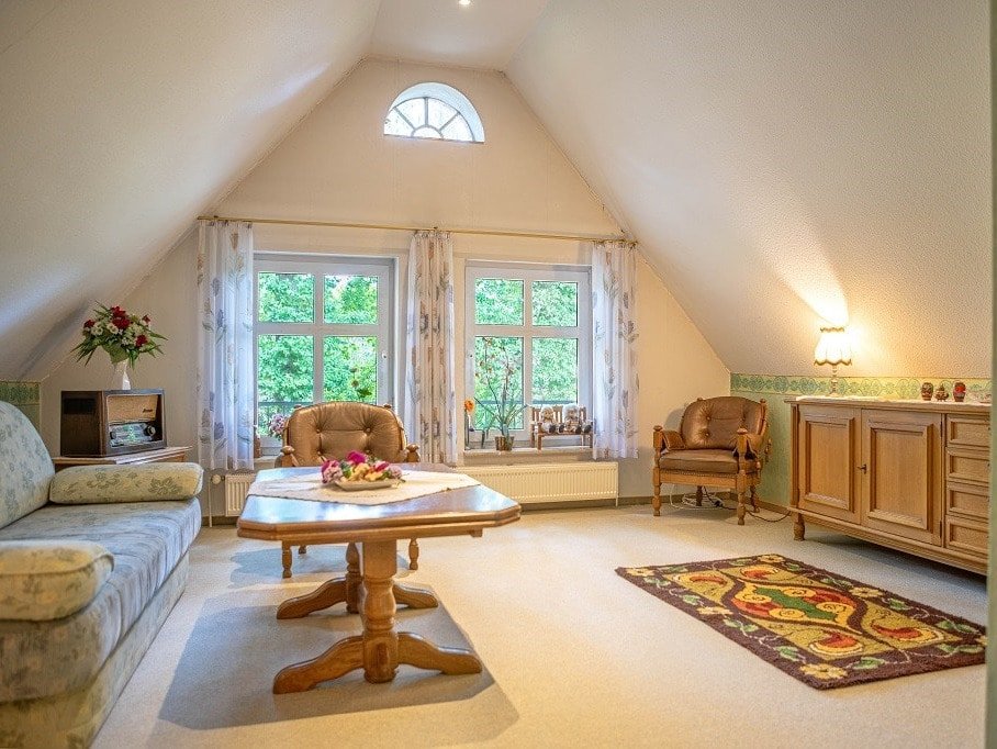 Wohnbereich im Dachgeschoss Wohnbereich im Dachgeschoss