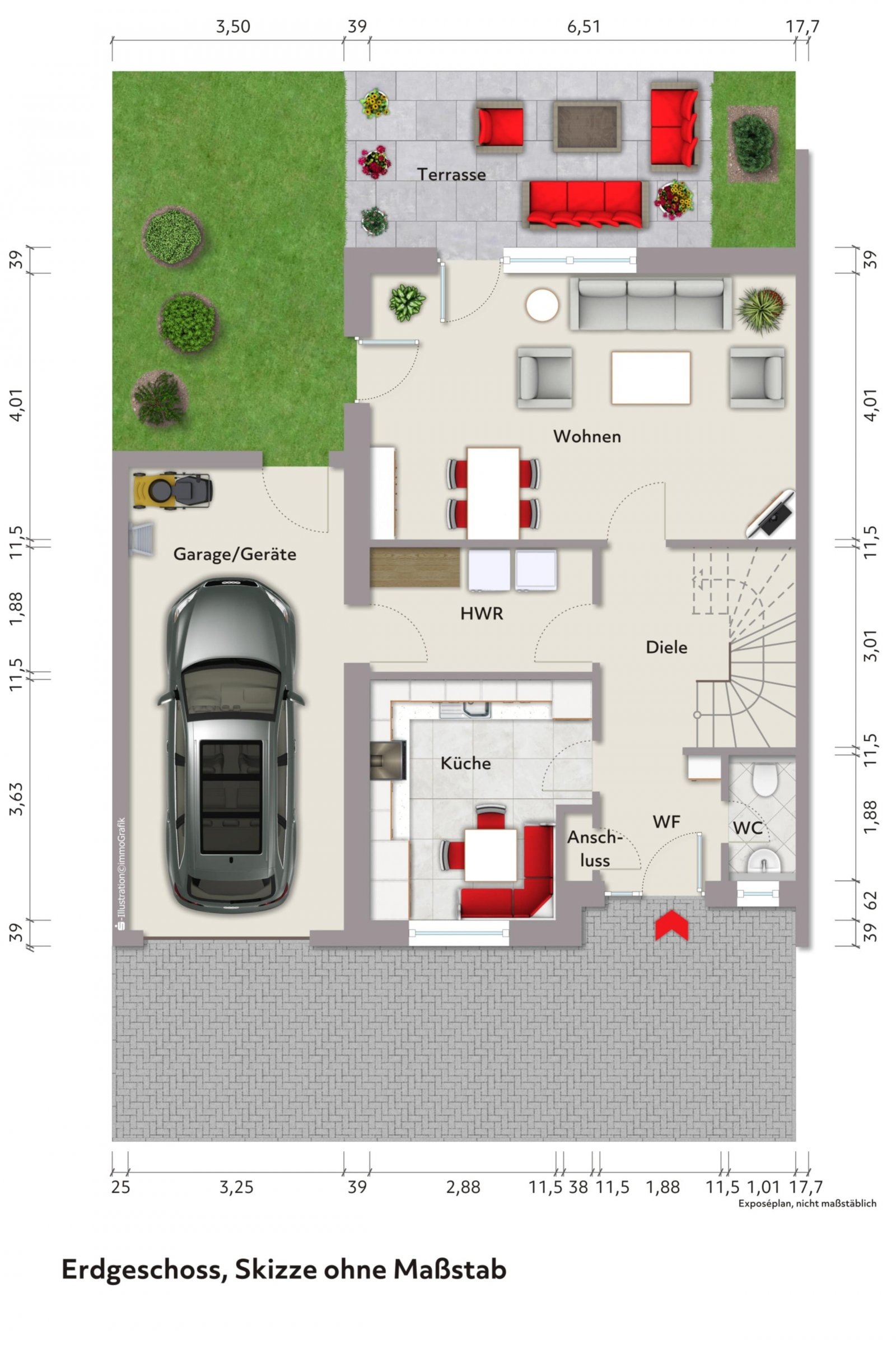 Grundriss Erdgeschoss