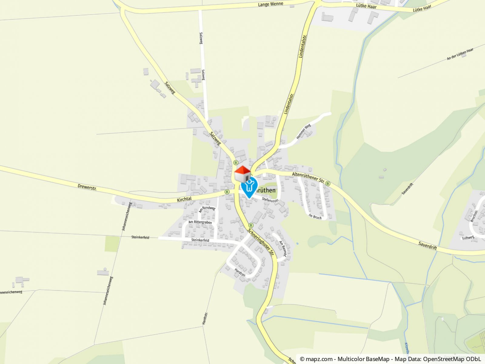 Geolyzer Kartenausschnitt Geolyzer Kartenausschnitt