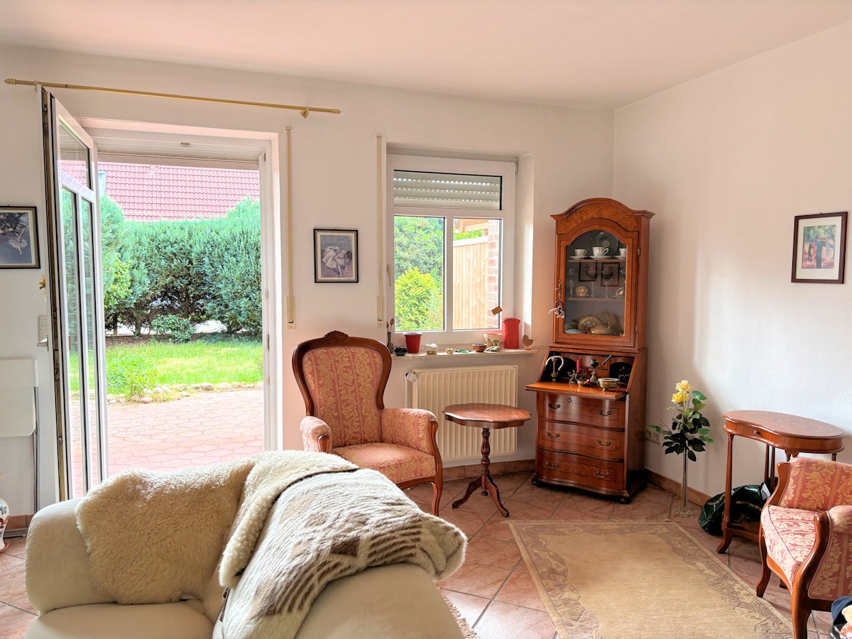 Blick ins Wohnzimmer