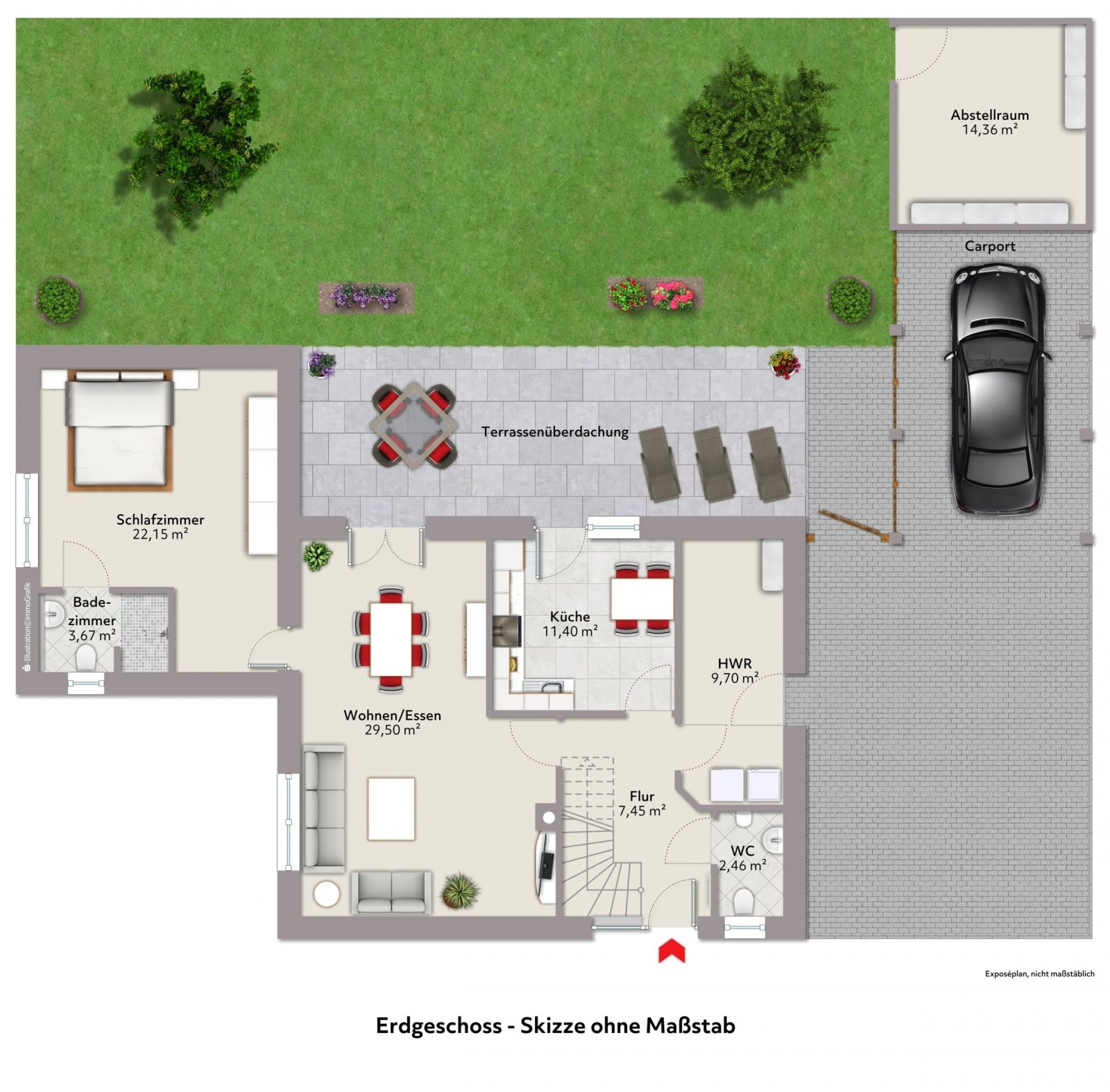 Grundriss Erdgeschoss