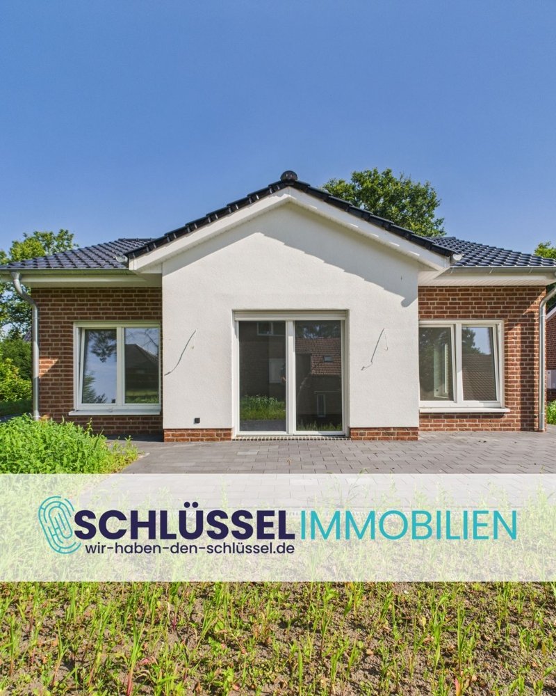 Westoverledingen: Ob ALLEIN oder zu ZWEIT | Neubau BUNGALOW bei Papenburg | Völlenerfehn 