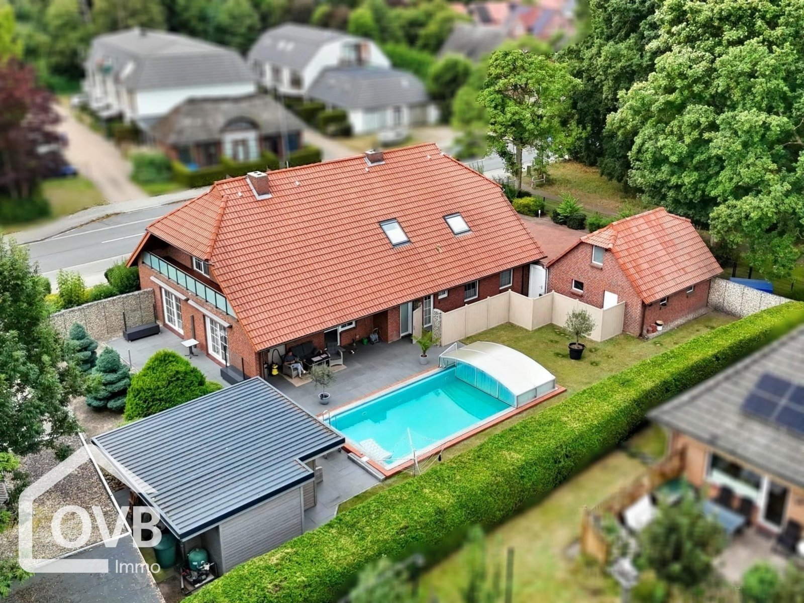 Drohnenaufnahme hinten