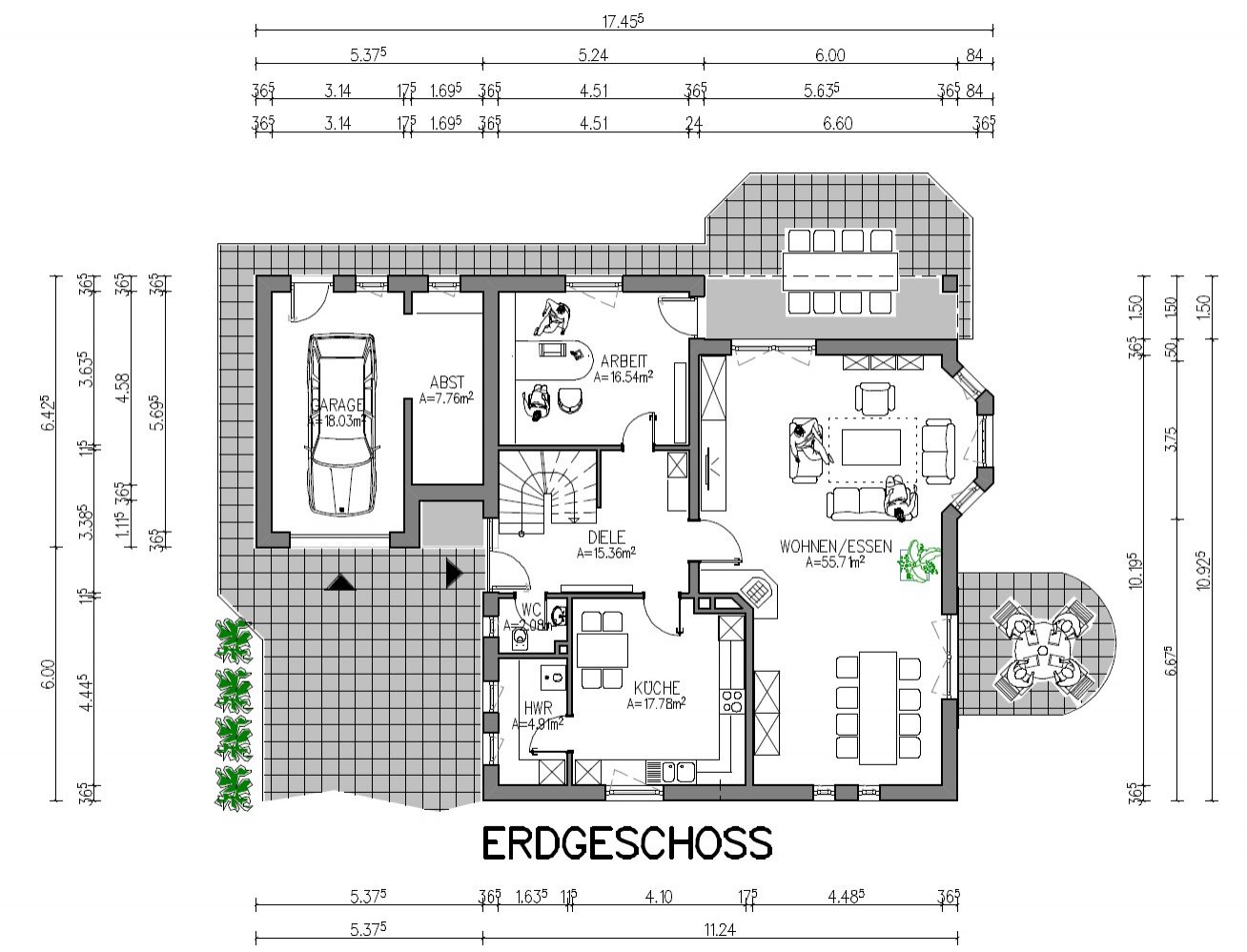 Grundriss Erdgeschoss