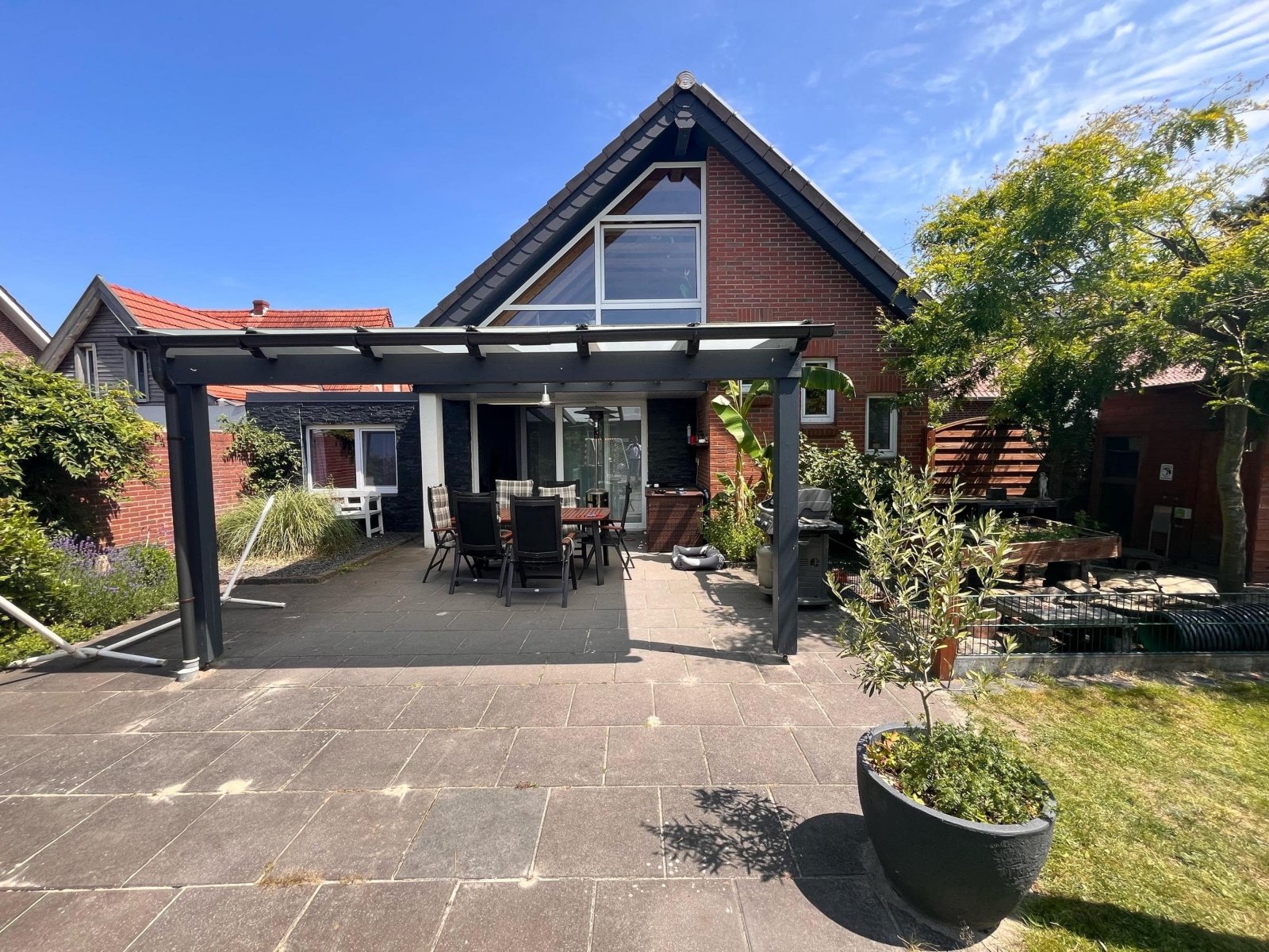 Überdachte Terrasse