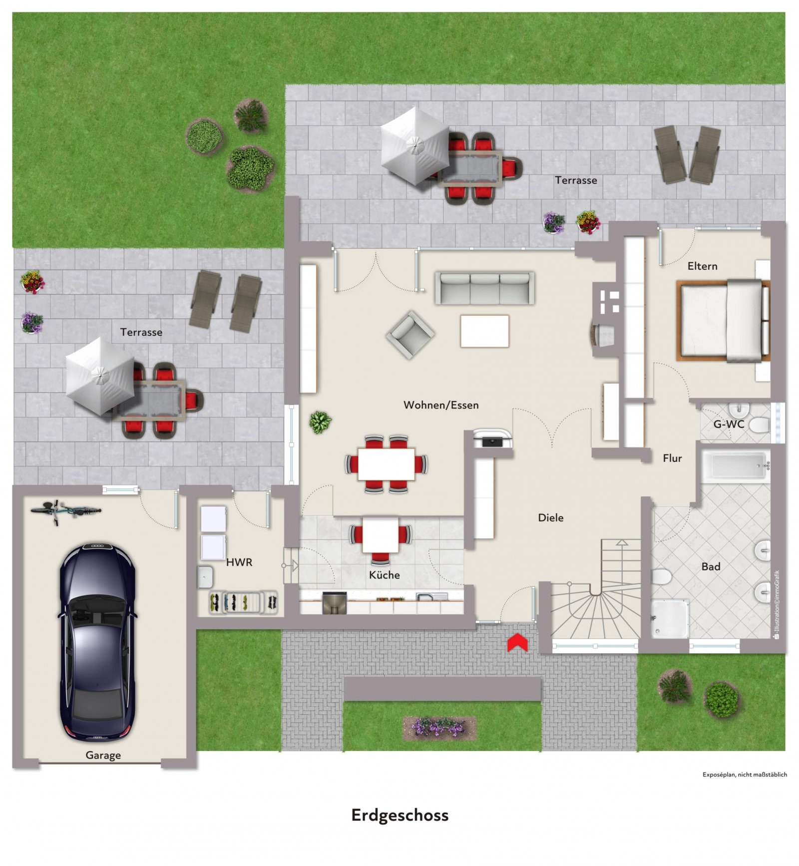 Grundriss Erdgeschoss