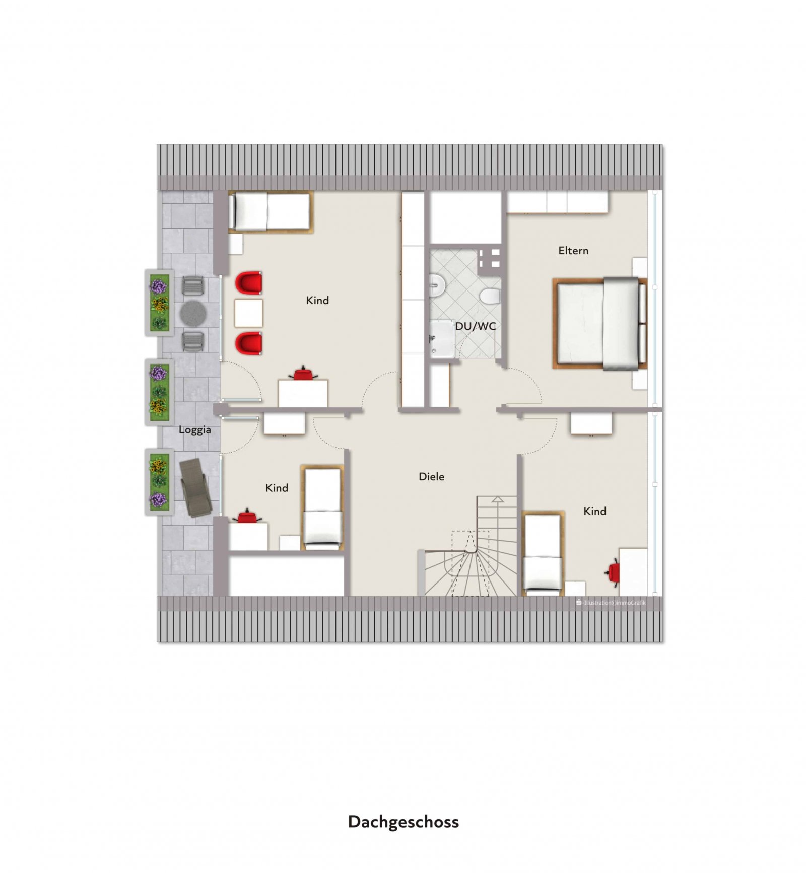 Grundriss Dachgeschoss