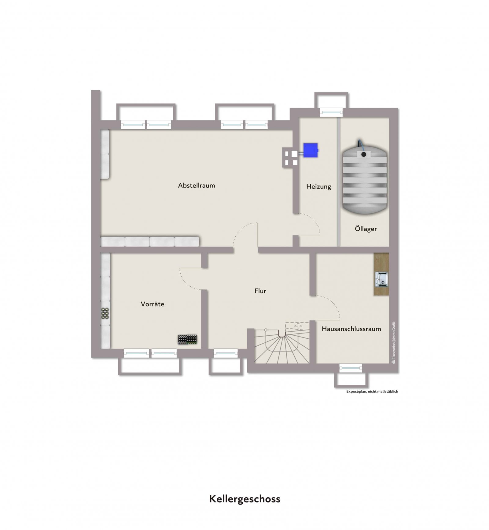 Grundriss Kellergeschoss