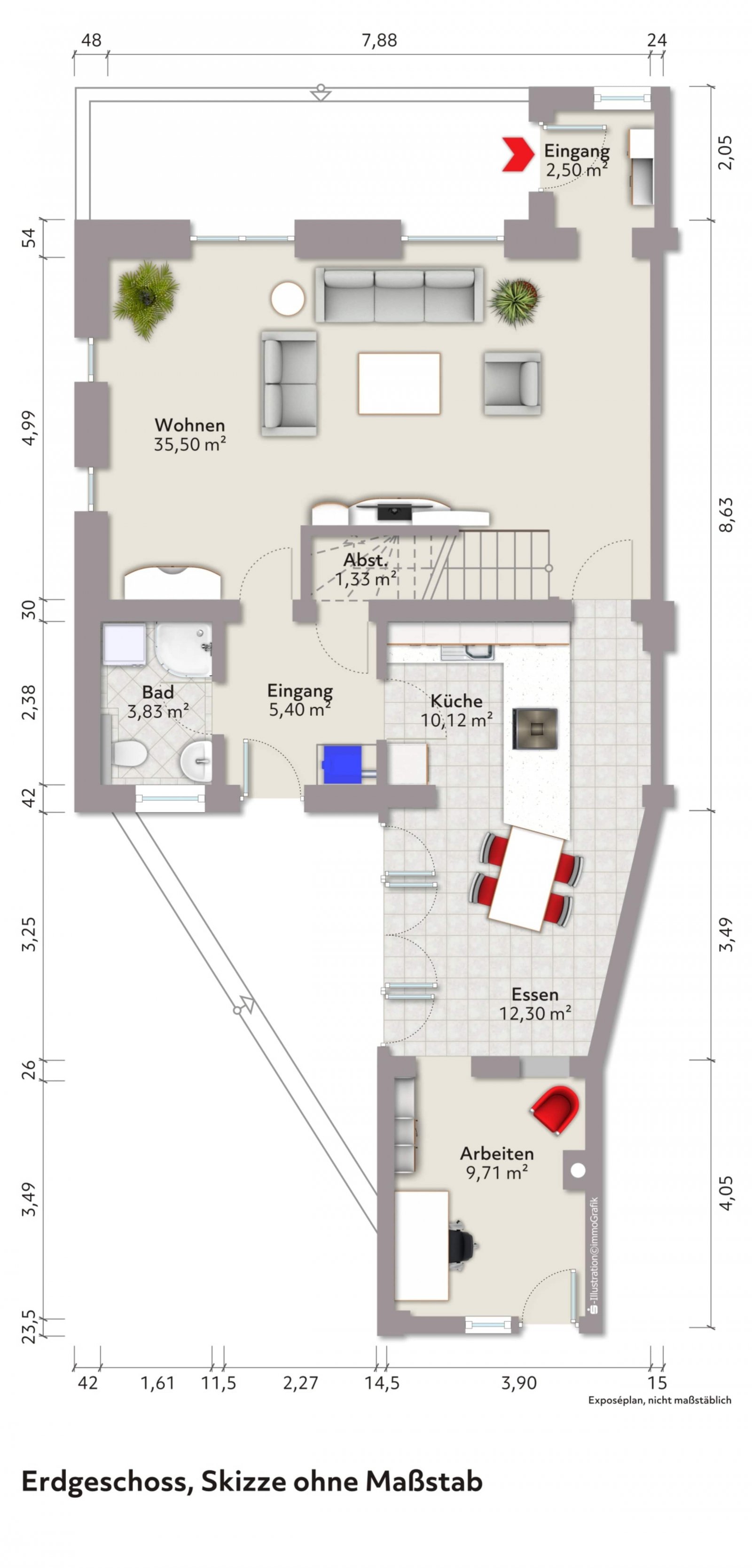 Grundriss Erdgeschoss