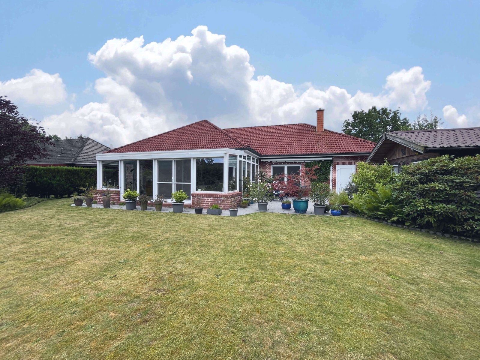 Blick auf den Wintergarten Blick auf den Wintergarten