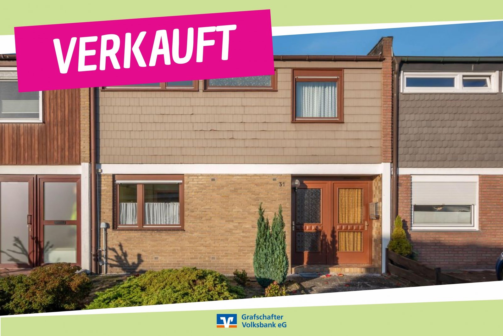 Nordhorn: Charmantes Reihenhaus mit Potential Nordhorn: Charmantes Reihenhaus mit Potential