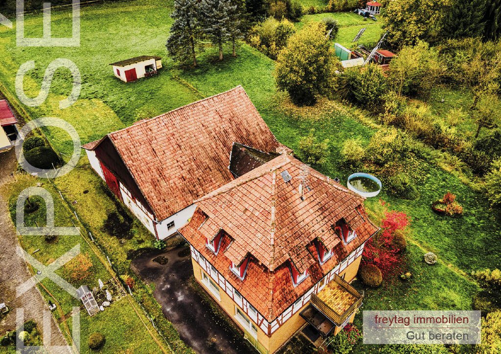 Adelebsen: 5.400 m2 Grünes Refugium am Ufer der Schwülme 