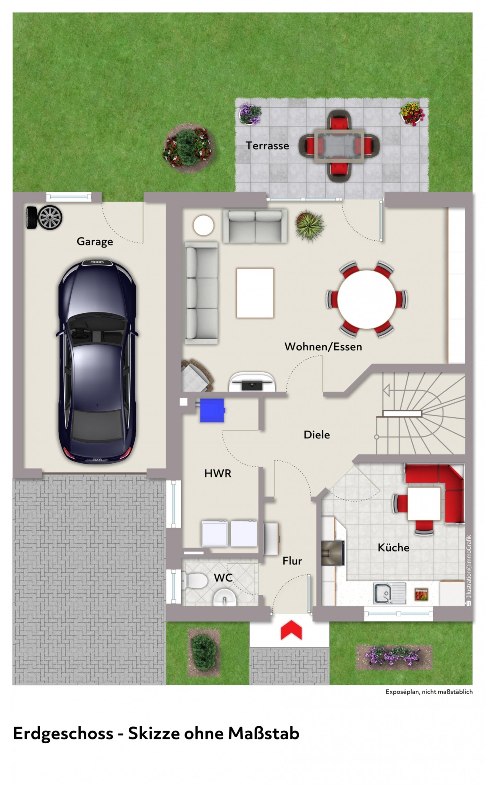 Grundriss Erdgeschoss