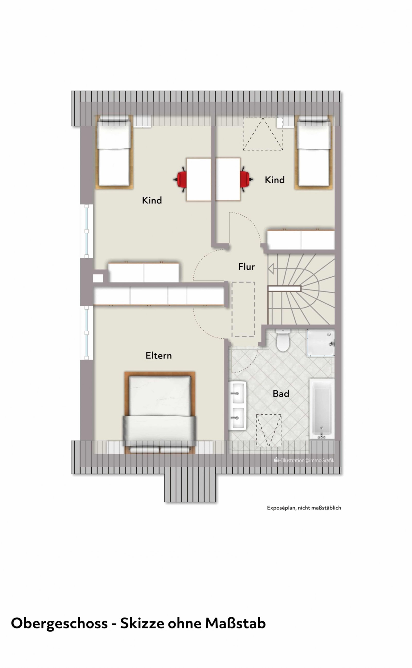 Grundriss Obergeschoss