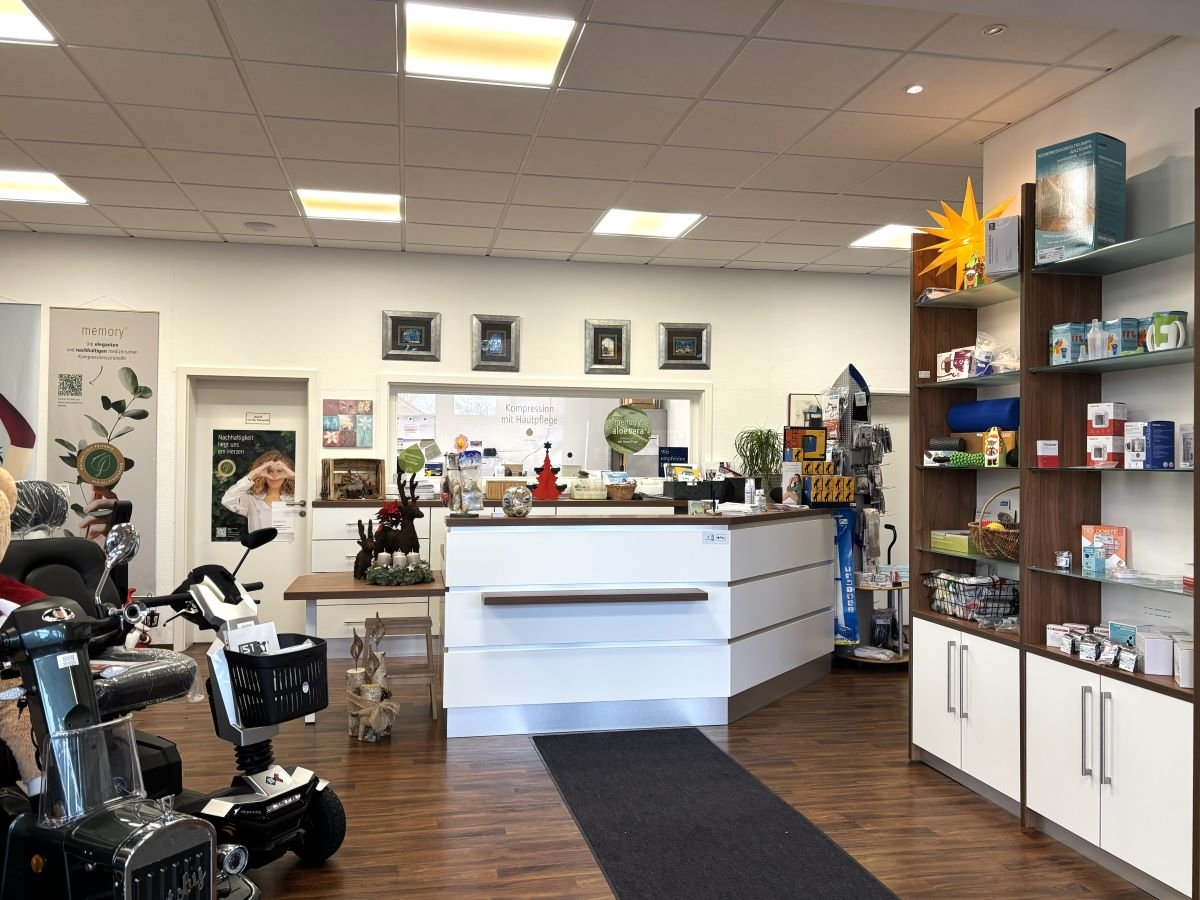 Eingangsbereich des Sanitätshauses