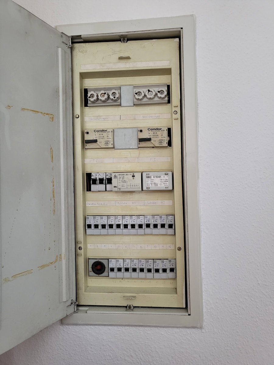 Zählerkasten - Stromversorgung separat