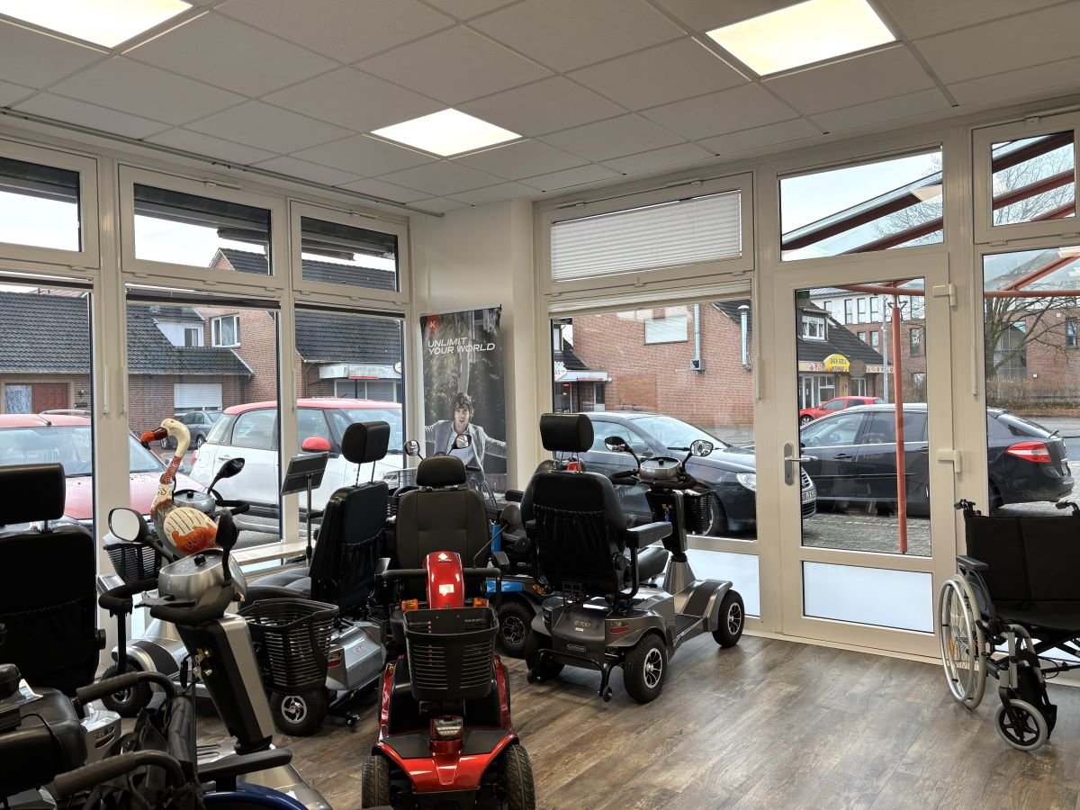 tolle Sichtbarkeit durch große Schaufenster