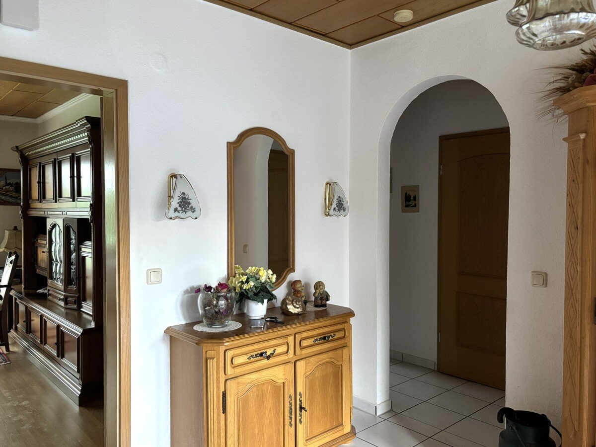 Zugang zu den Schlafzimmern und dem Badezimmer