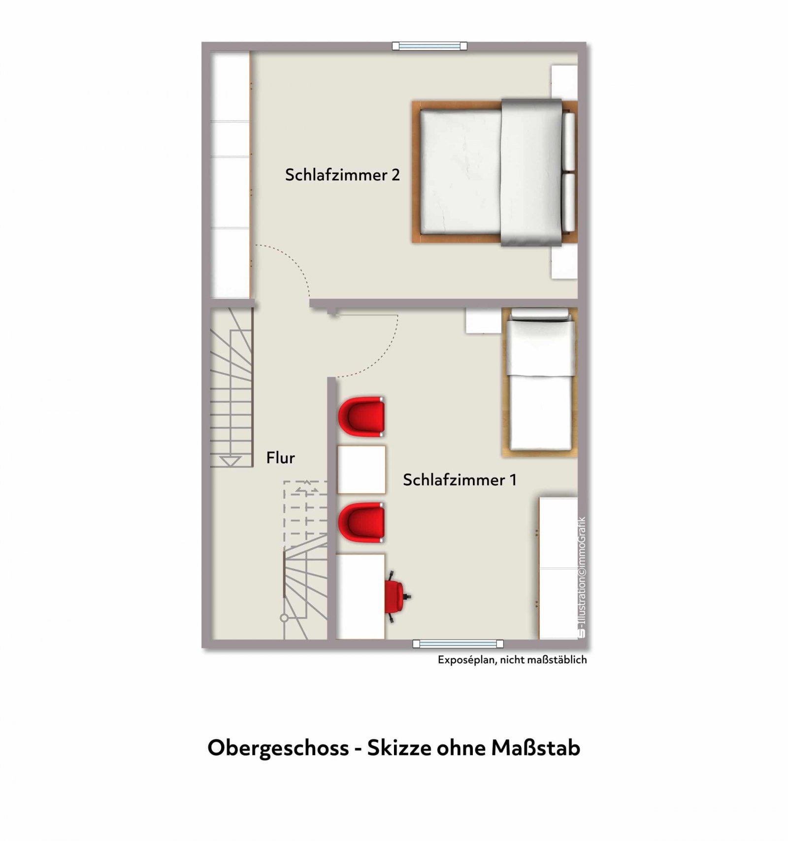 Grundriss Obergeschoss