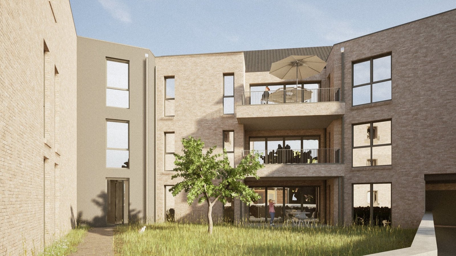 Visualisierung Innenhof