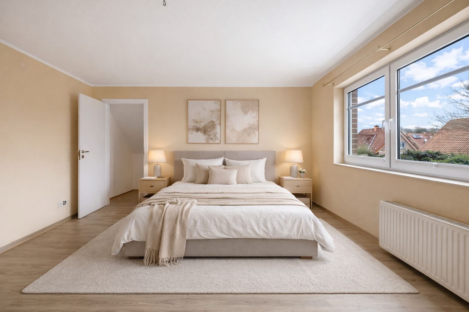 Visualisierung Eltern mit Ankleide - Dachgeschoss