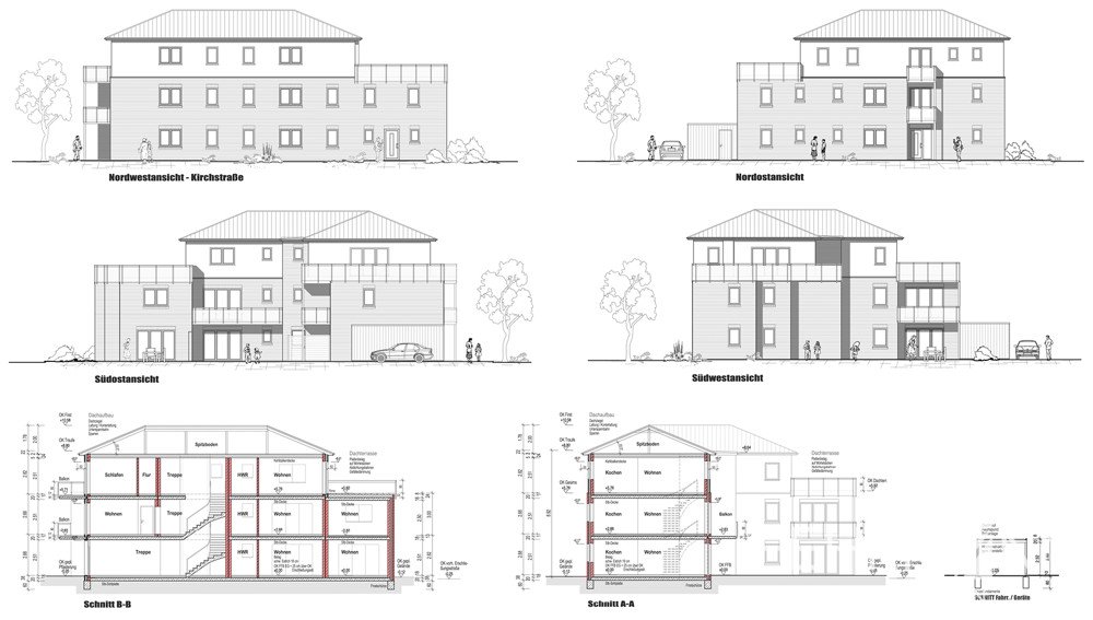 Ansichten Gebäude 4