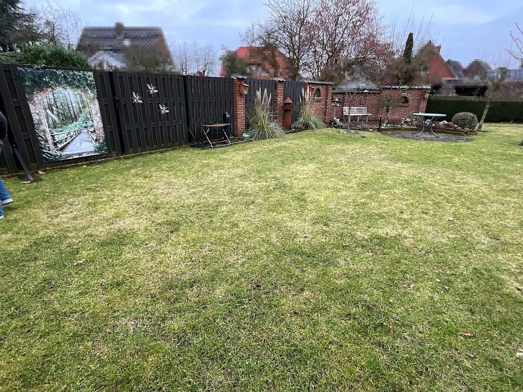 Sichtmauer zum Nachbarn