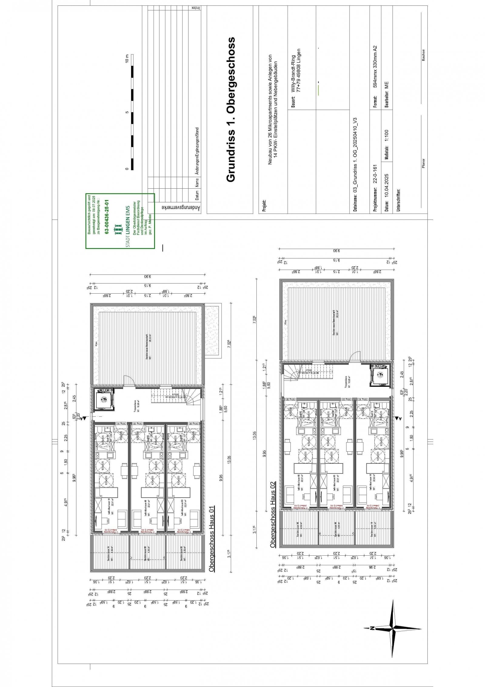 Grundriss 1. Obergeschoss