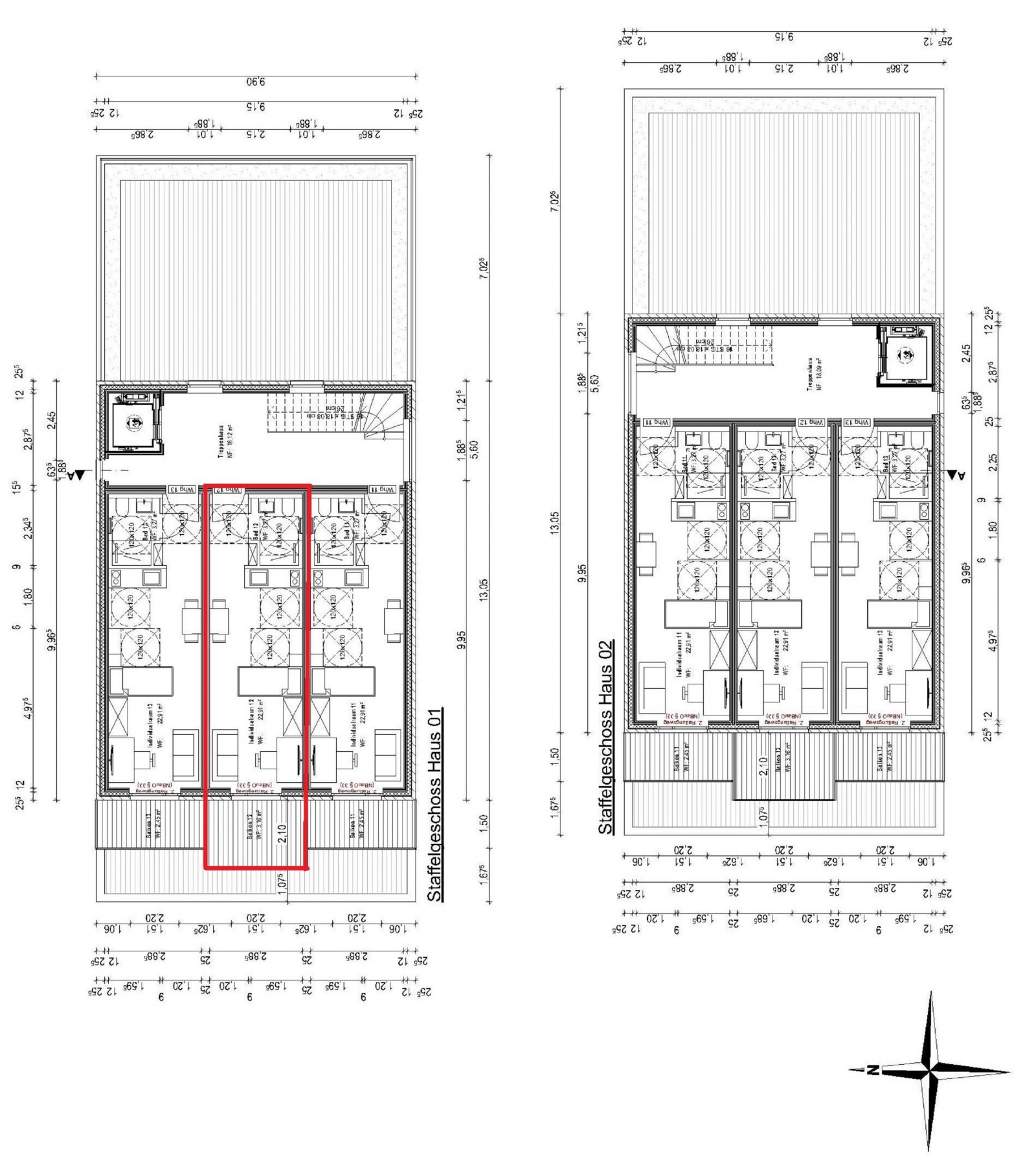 Grundriss Wohnung 01.12