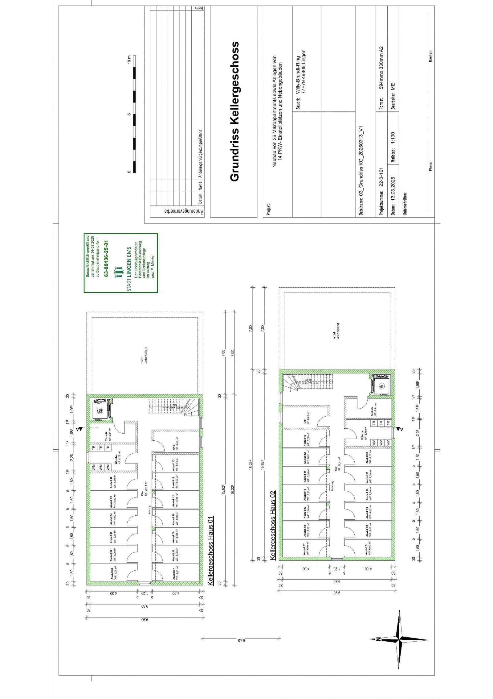Grundriss Kellergeschoss