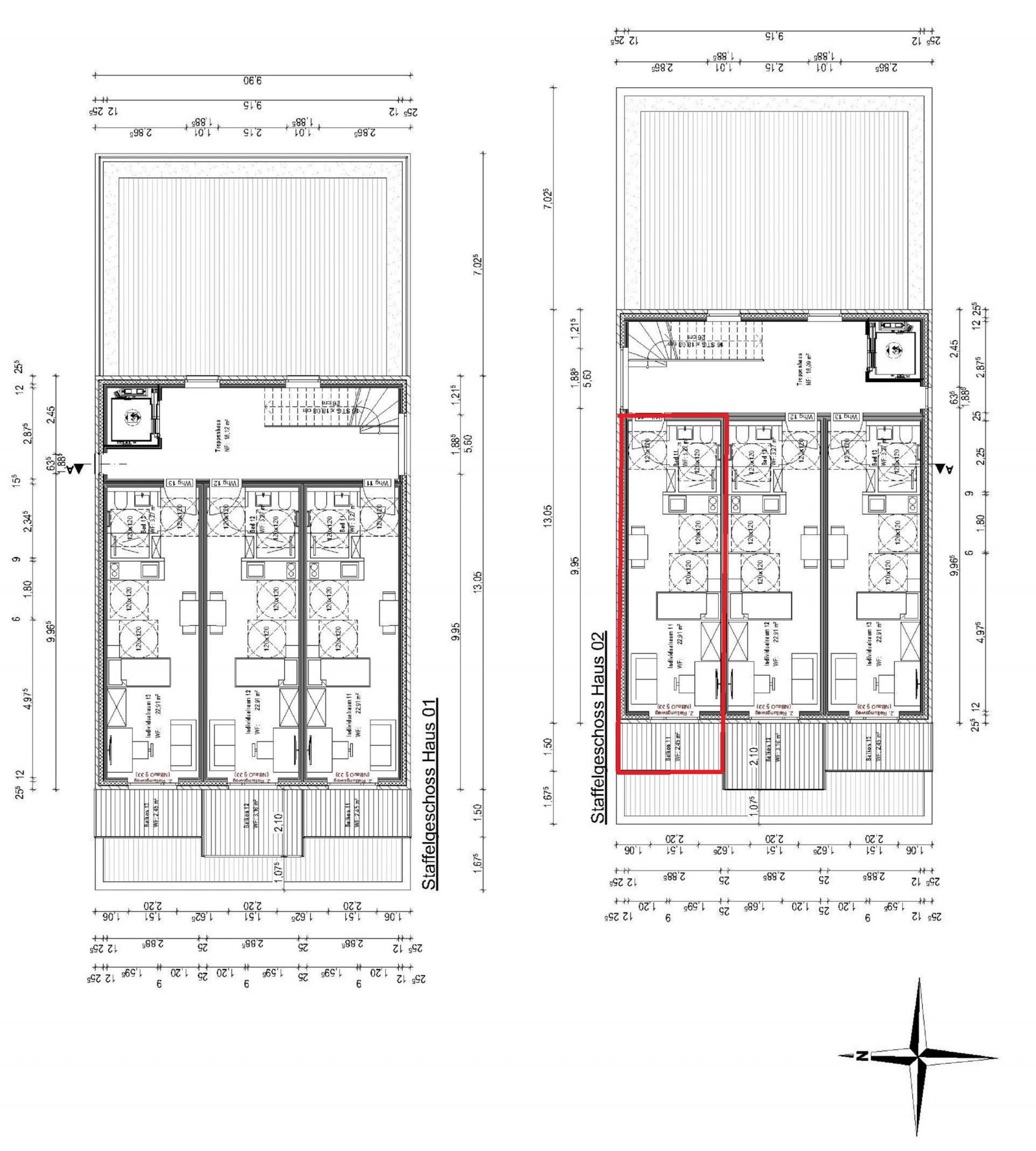 Grundriss Wohnung 02.11