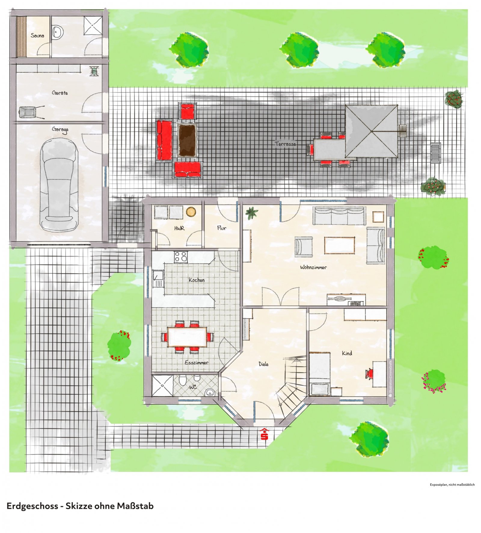 Grundriss Erdgeschoss