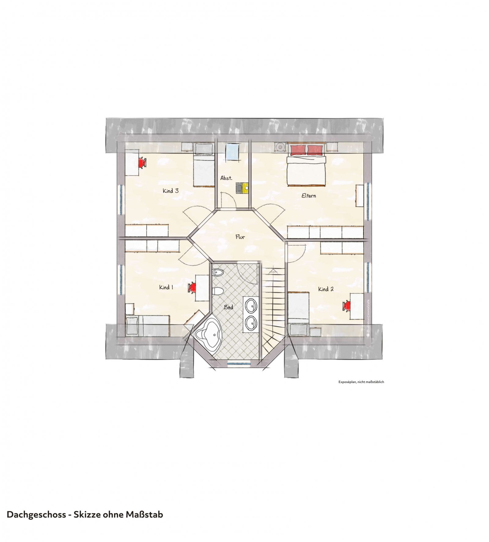 Grundriss Dachgeschoss