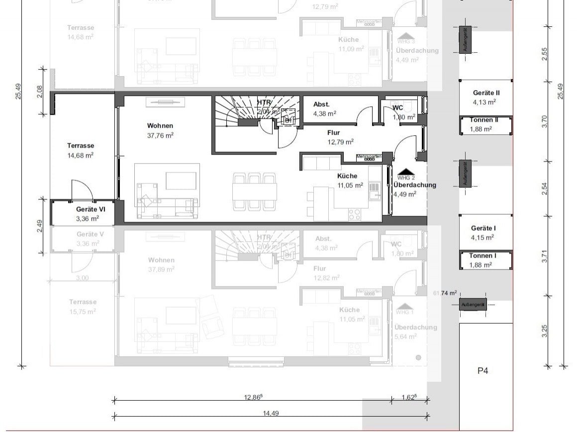 2_261 Aufteilung Erdgeschoss