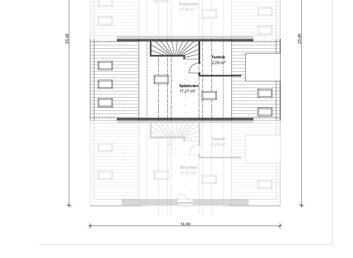 2_261 Aufteilung Spitzboden