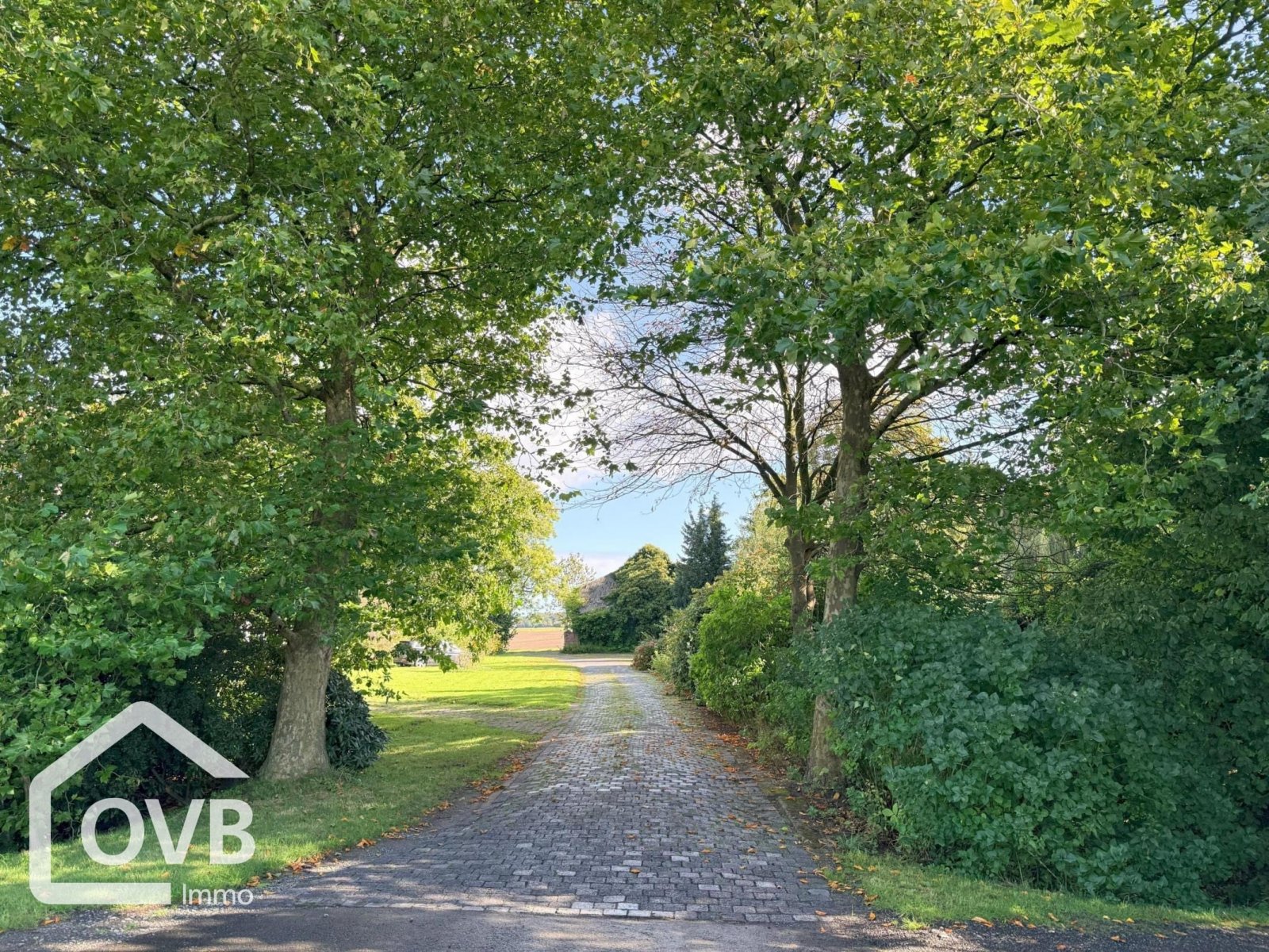 Auffahrt Richtung Hof