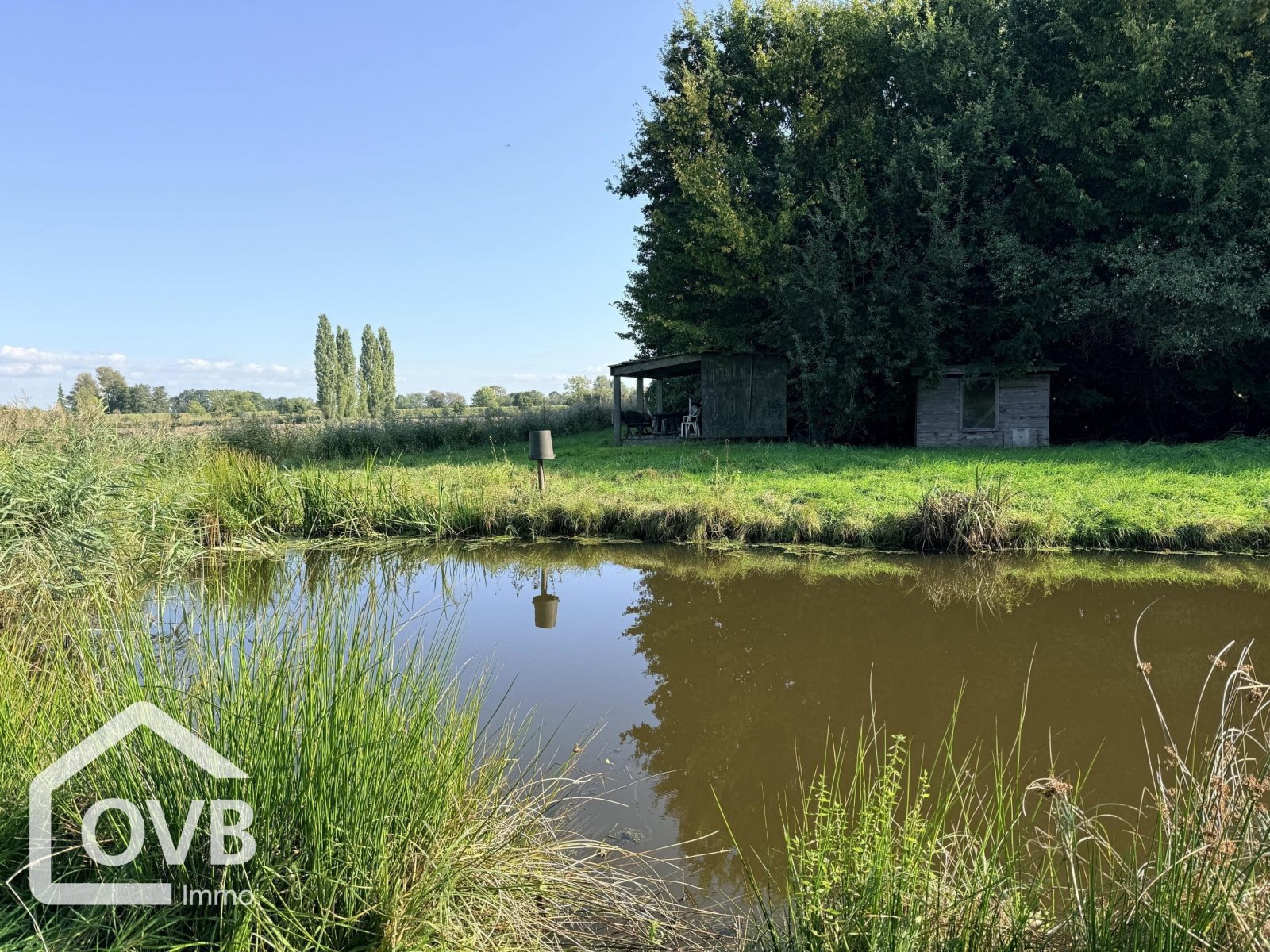 Blick auf einen der Teiche