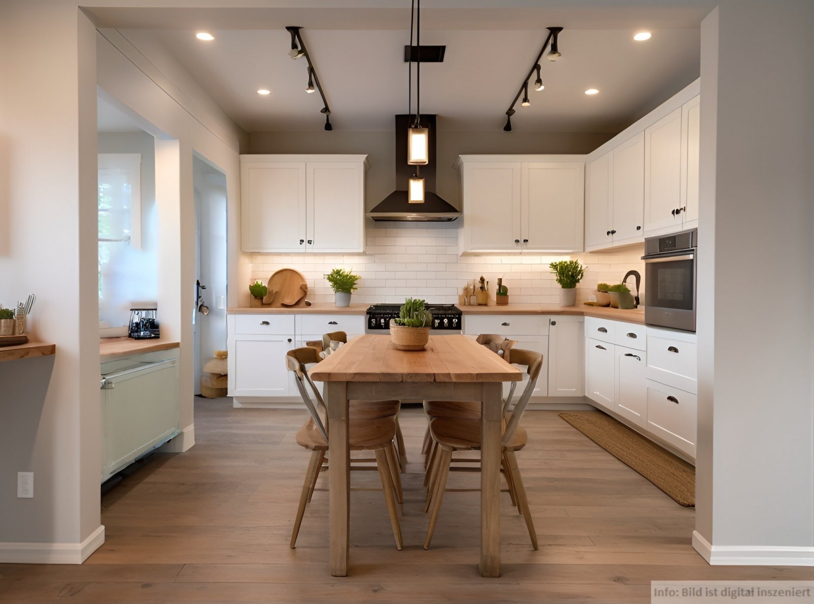 EG: Küche - Einrichtungsbeispiel mit KI erstellt