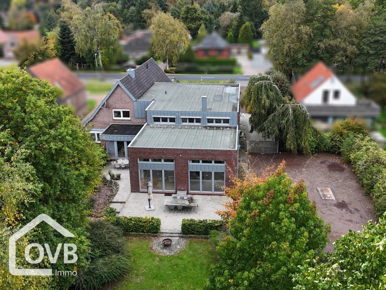 Drohnenaufnahme Rückseite