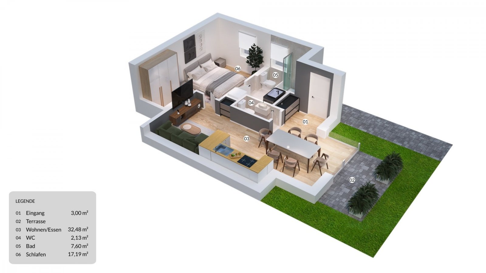 Visualisierung Wohnung 12