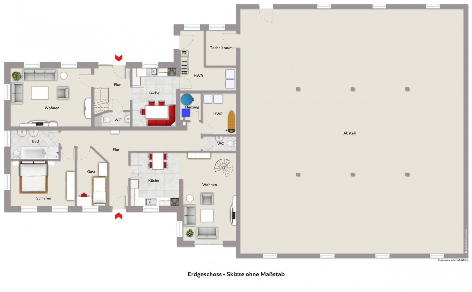 Grundriss Erdgeschoss