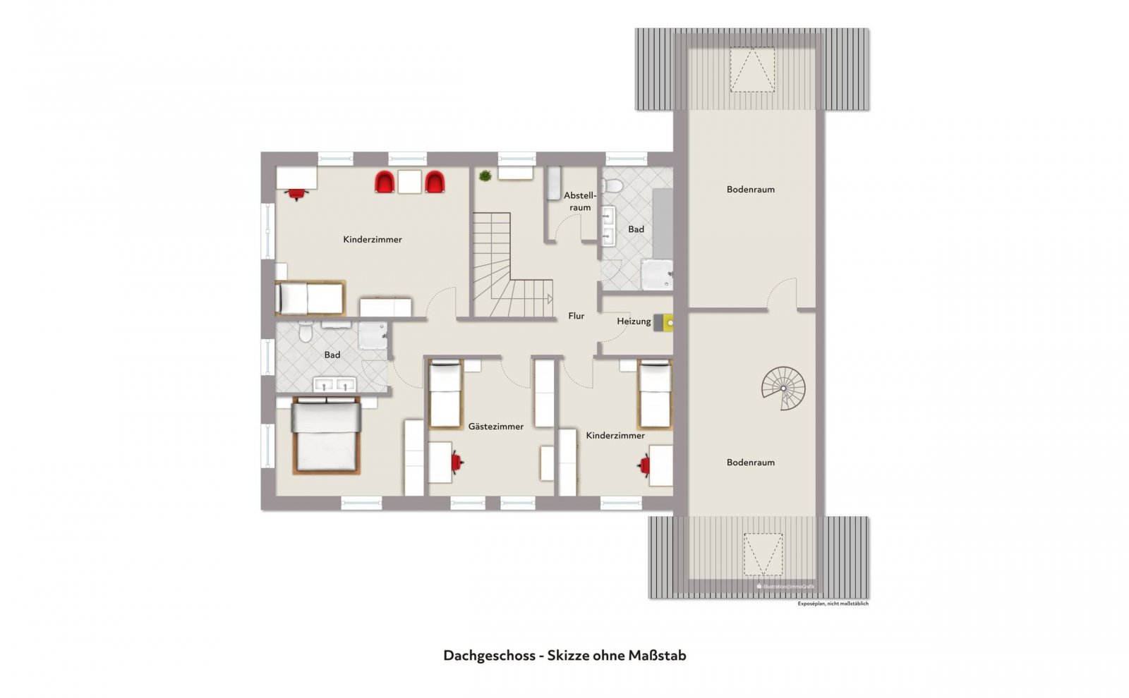 Grundriss Dachgeschoss