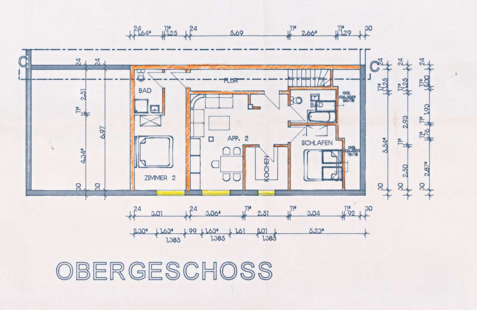 Grundriss OG Ferienwhg.-1