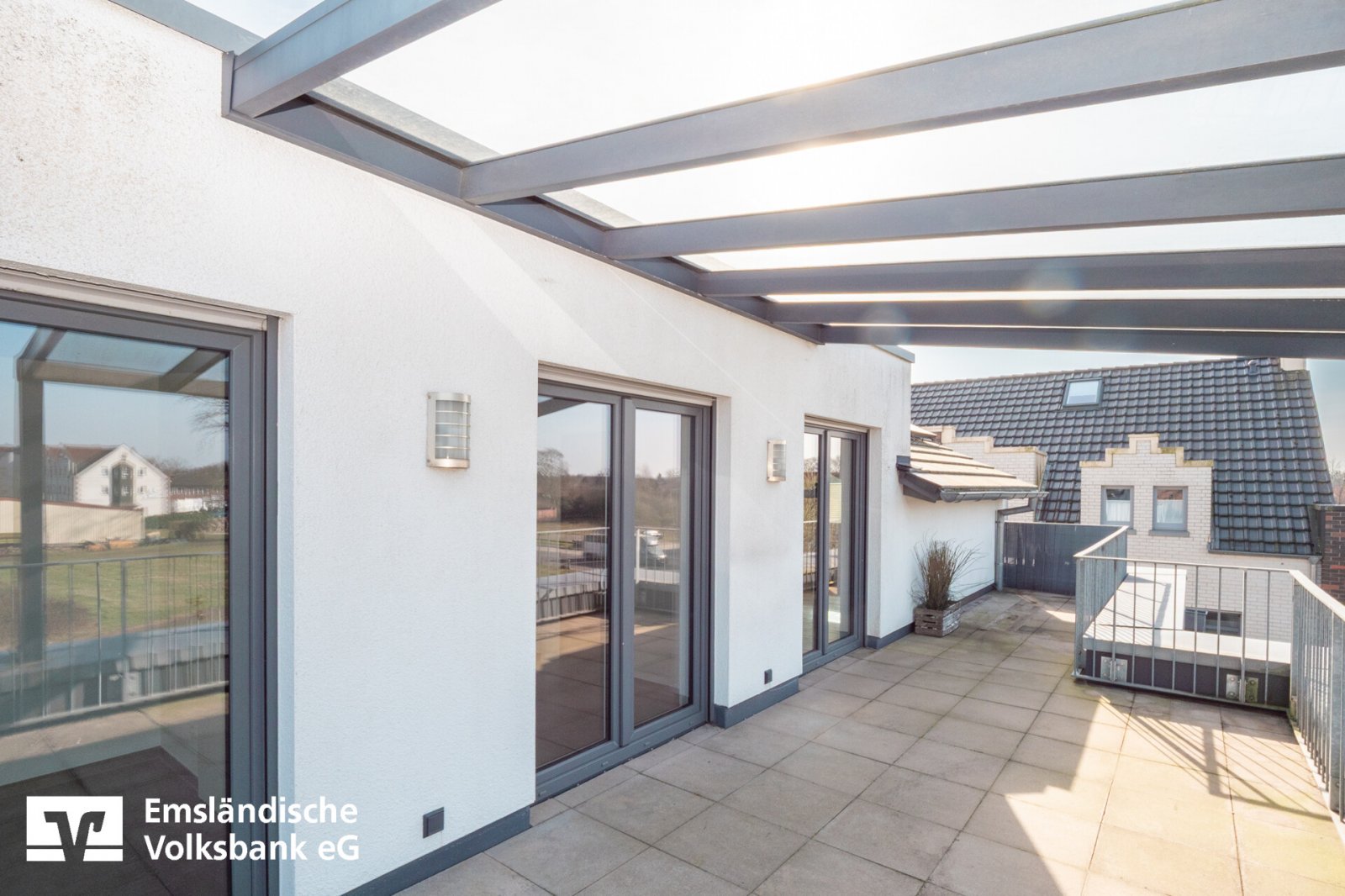 überdachter Terrassenbereich